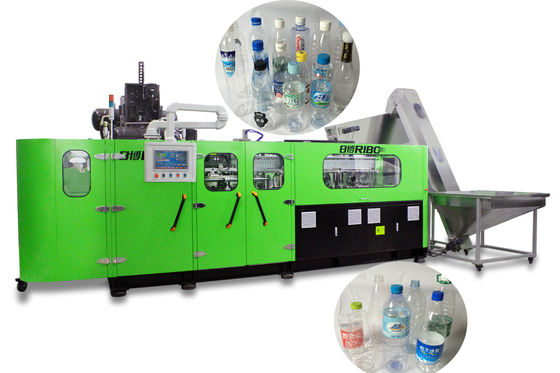 6 Cavity Pet Stretch Blow Forming Machine 15000BPH~9000BPH PLC Control