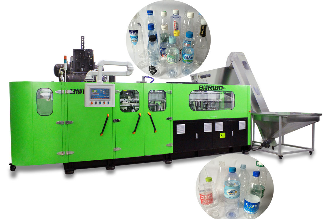 6 Cavity Pet Stretch Blow Forming Machine 15000BPH~9000BPH PLC Control