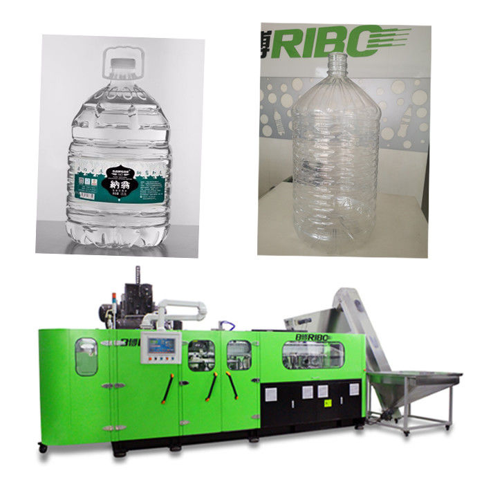 3Cavities 10 Liters PET Bottle Blowing Machine Stable Control 1 Year Warranty